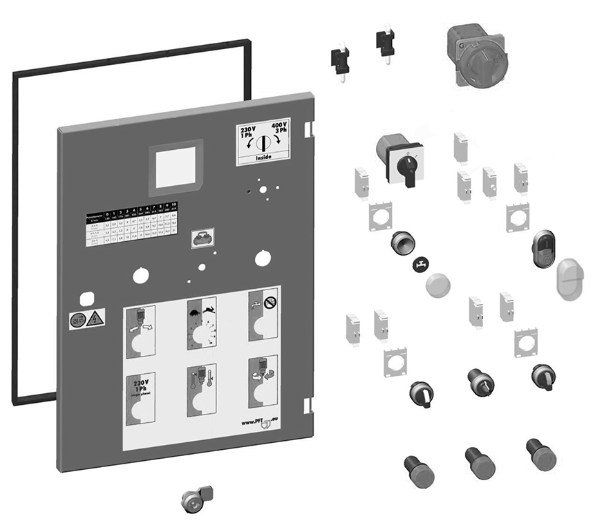 Ящик управления (электрический) для PFT Ritmo XL 230/400V