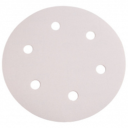 Абразивный круг SMIRDEX 510 White, D=225мм, 6 отверстий Р150