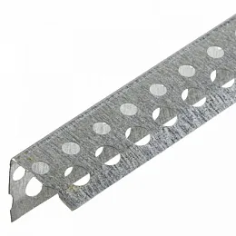 Уголок перфорированый оцинкованный 25*25*3000